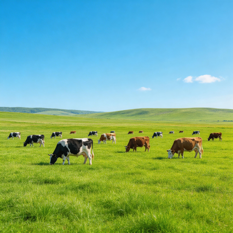 绿野牧牛图图片