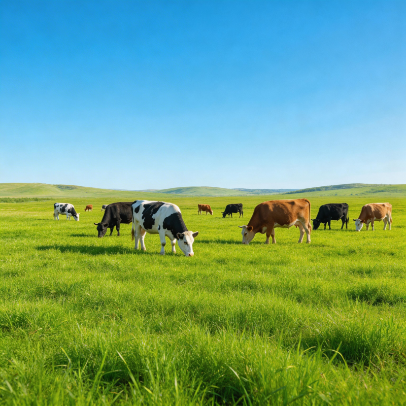 绿野牧牛图图片