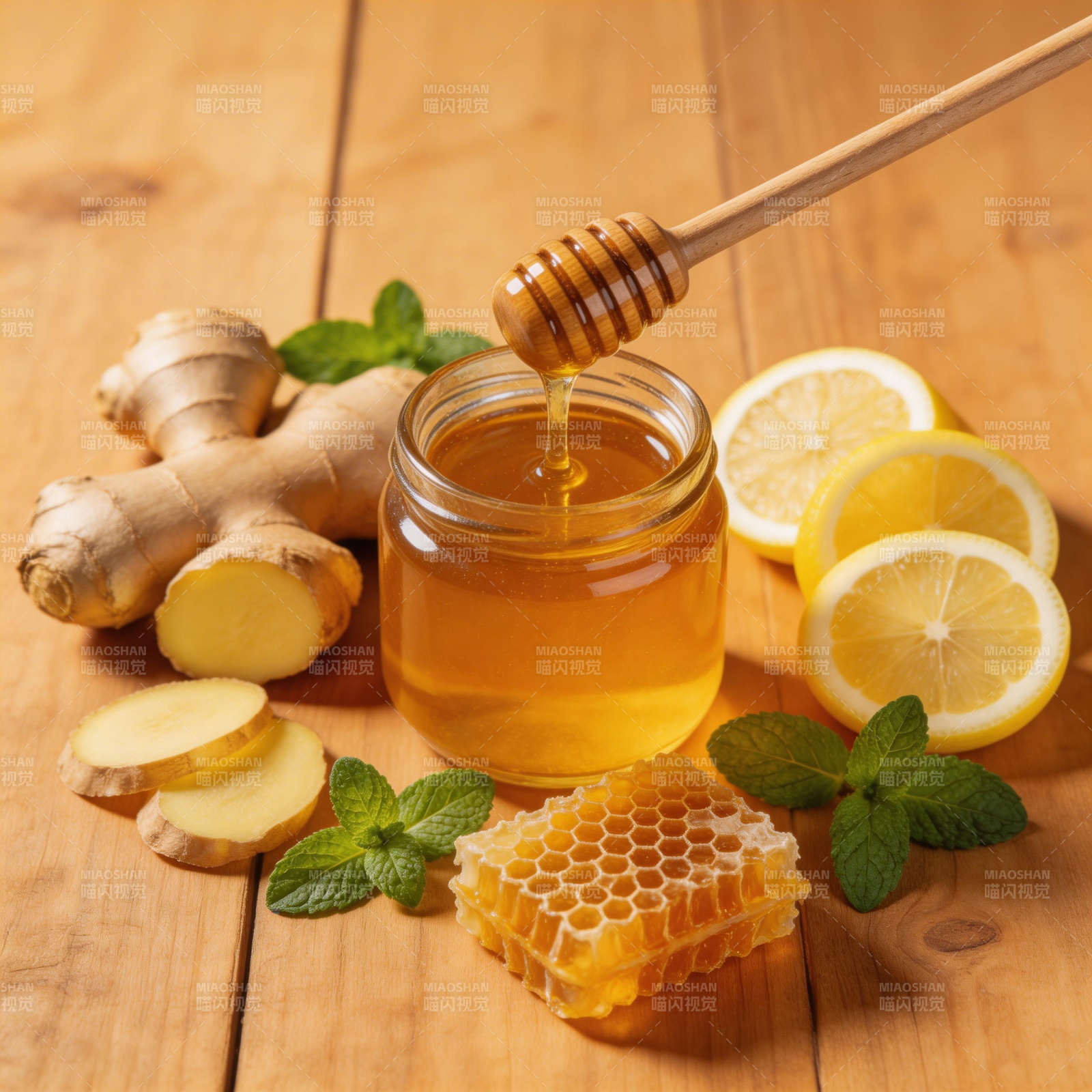 蜂蜜柠檬姜茶图片