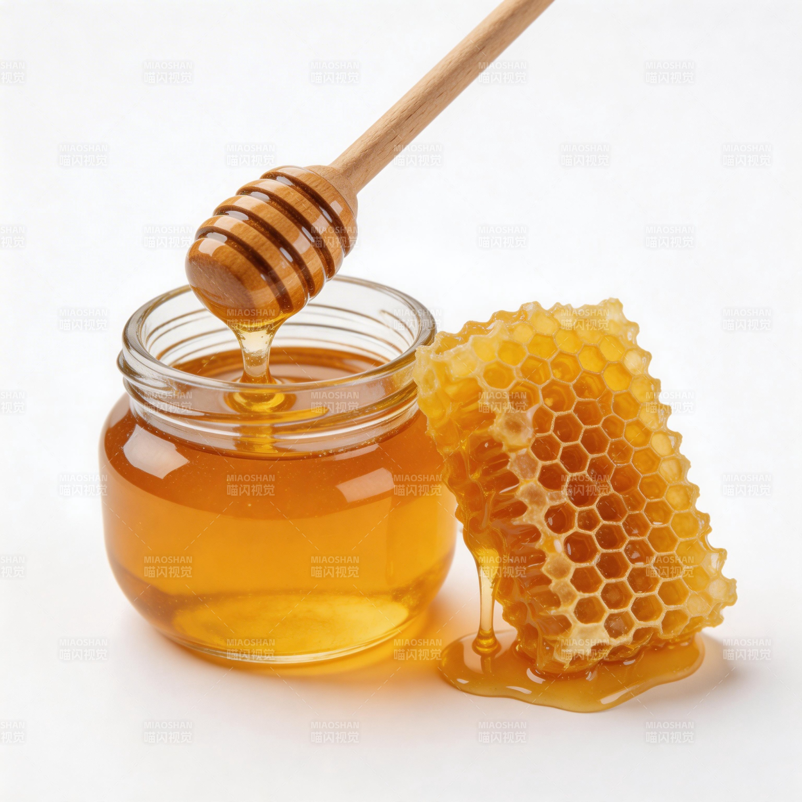 蜂蜜流淌 甜蜜自然图片