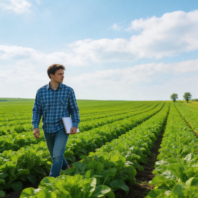 农田考察记图片