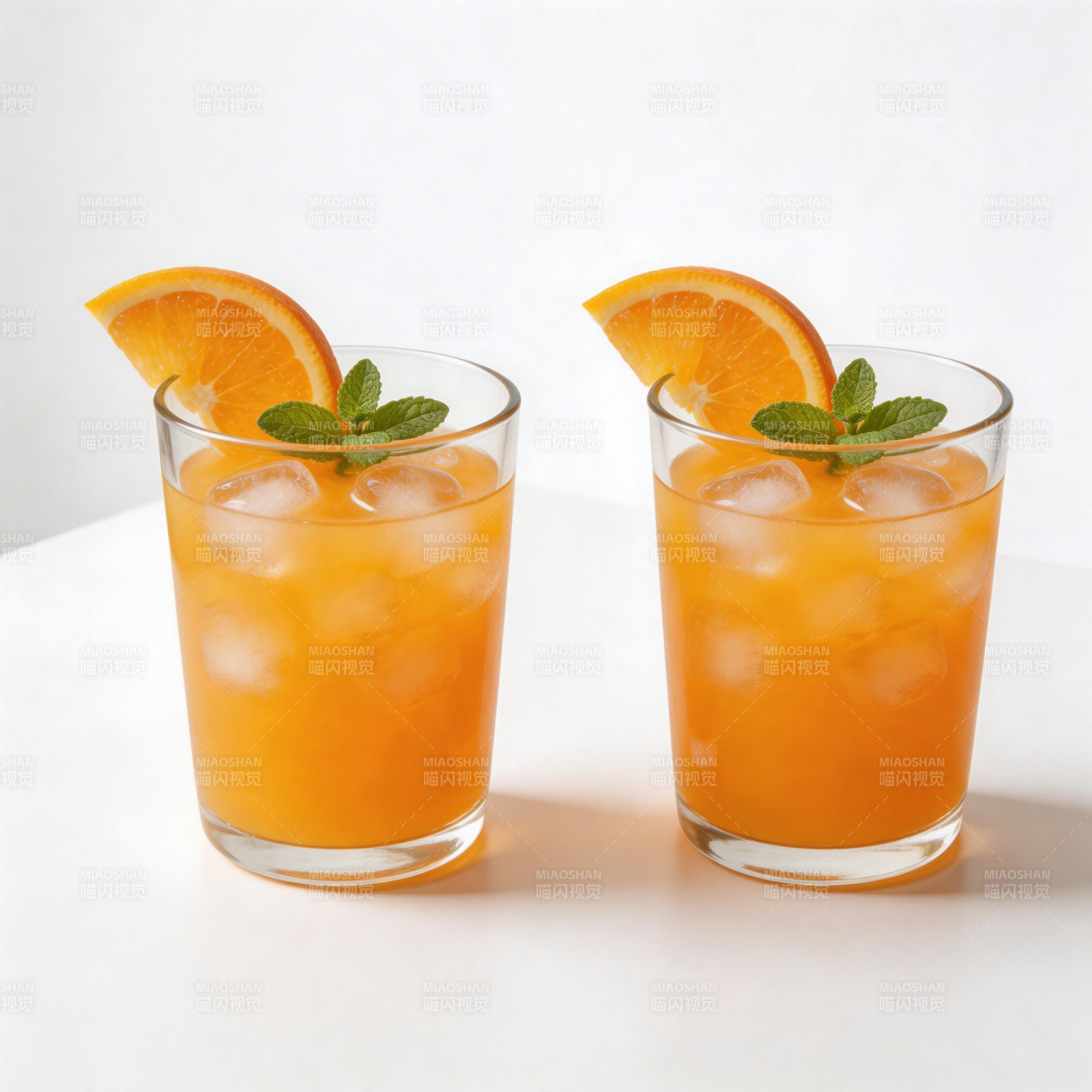 橙香冰饮图片