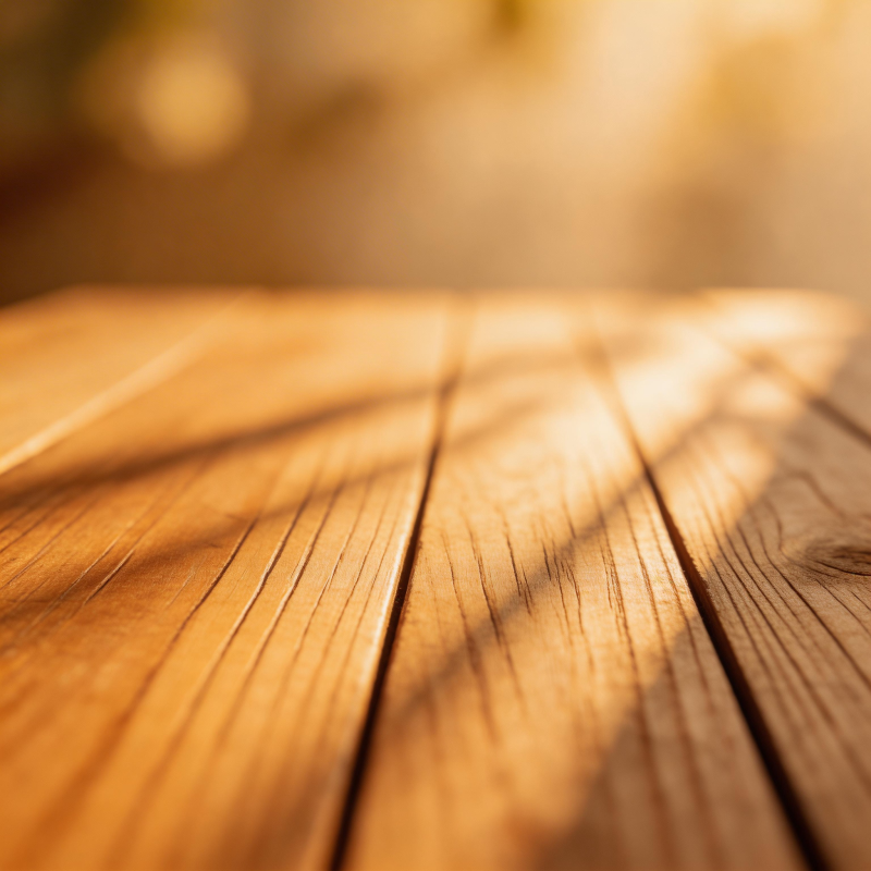 光影木桌图片