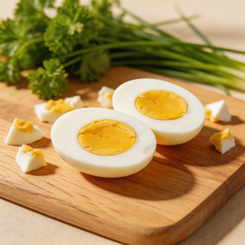 切开的煮鸡蛋图片