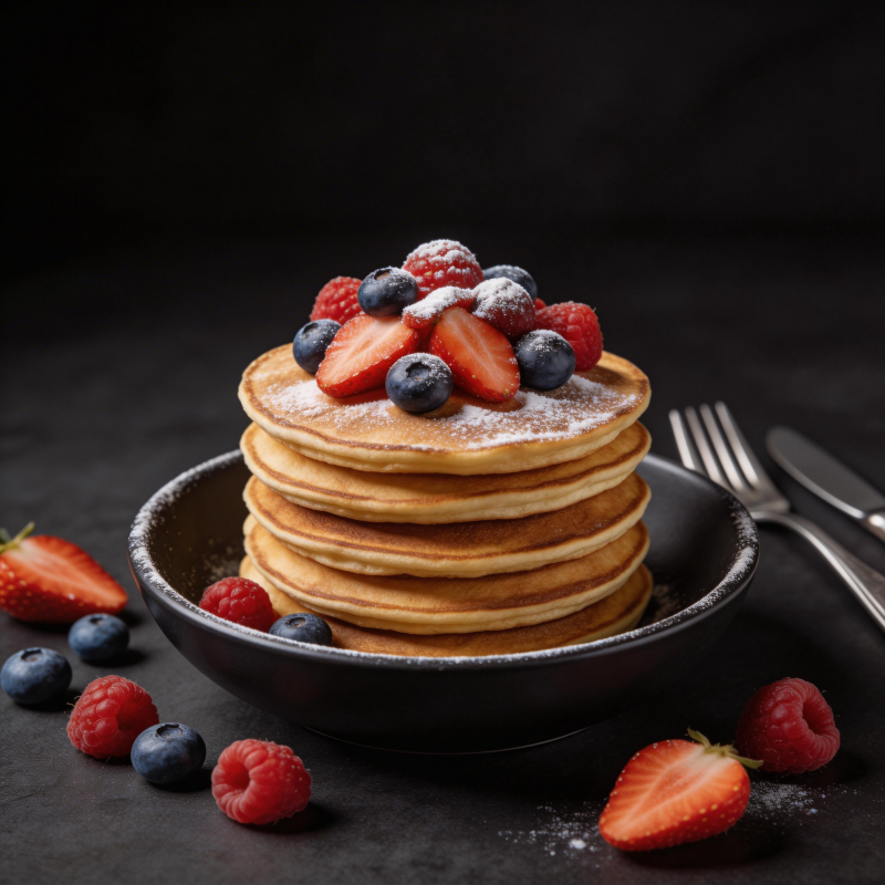 莓果松饼 甜蜜早餐图片