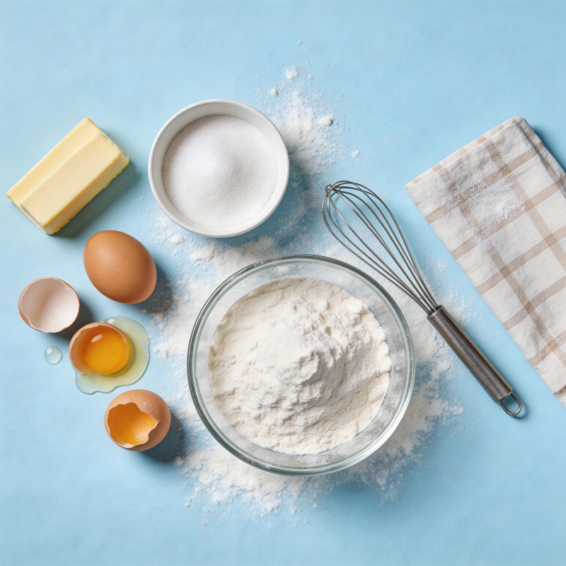 烘焙原料准备中图片