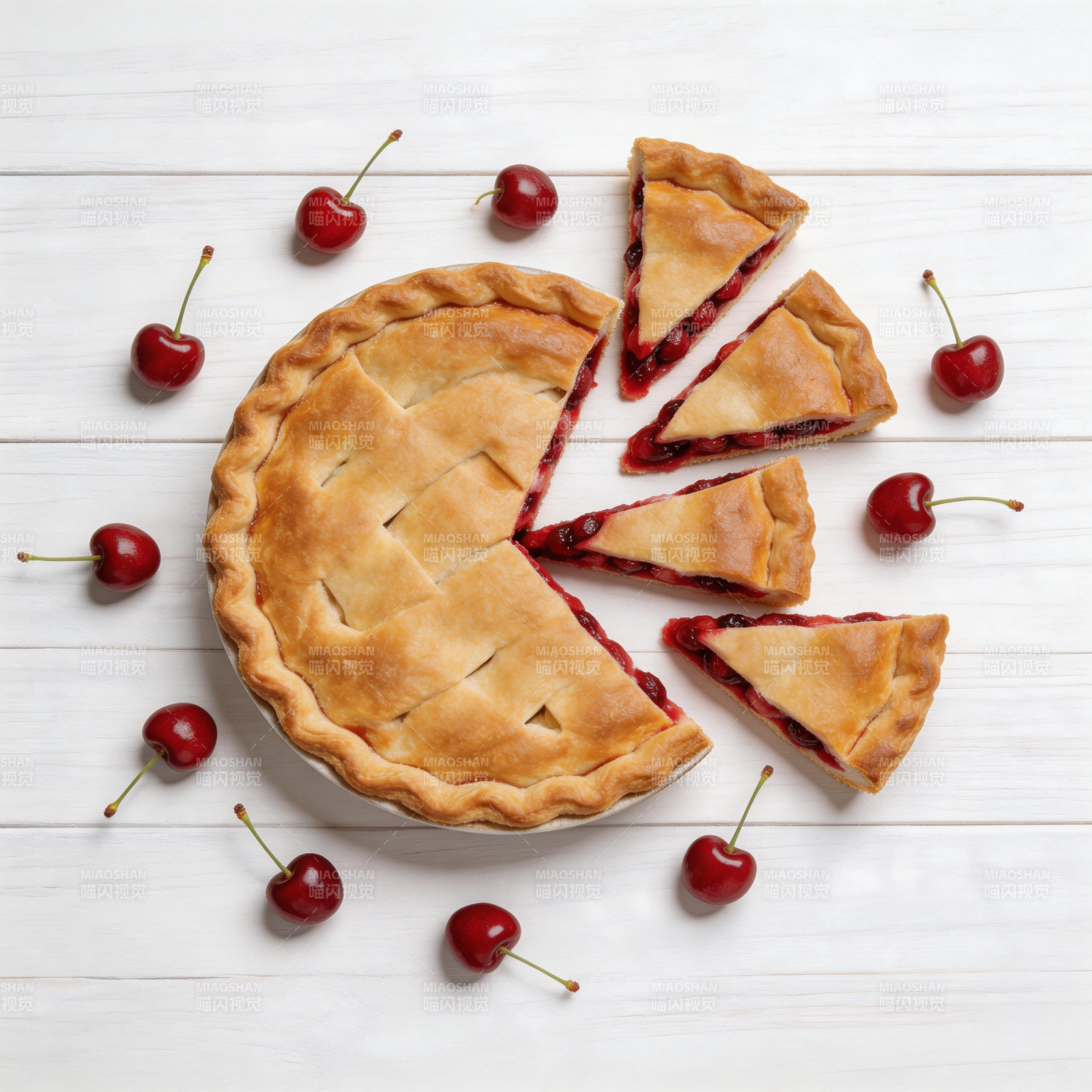 樱桃派 香甜诱人图片
