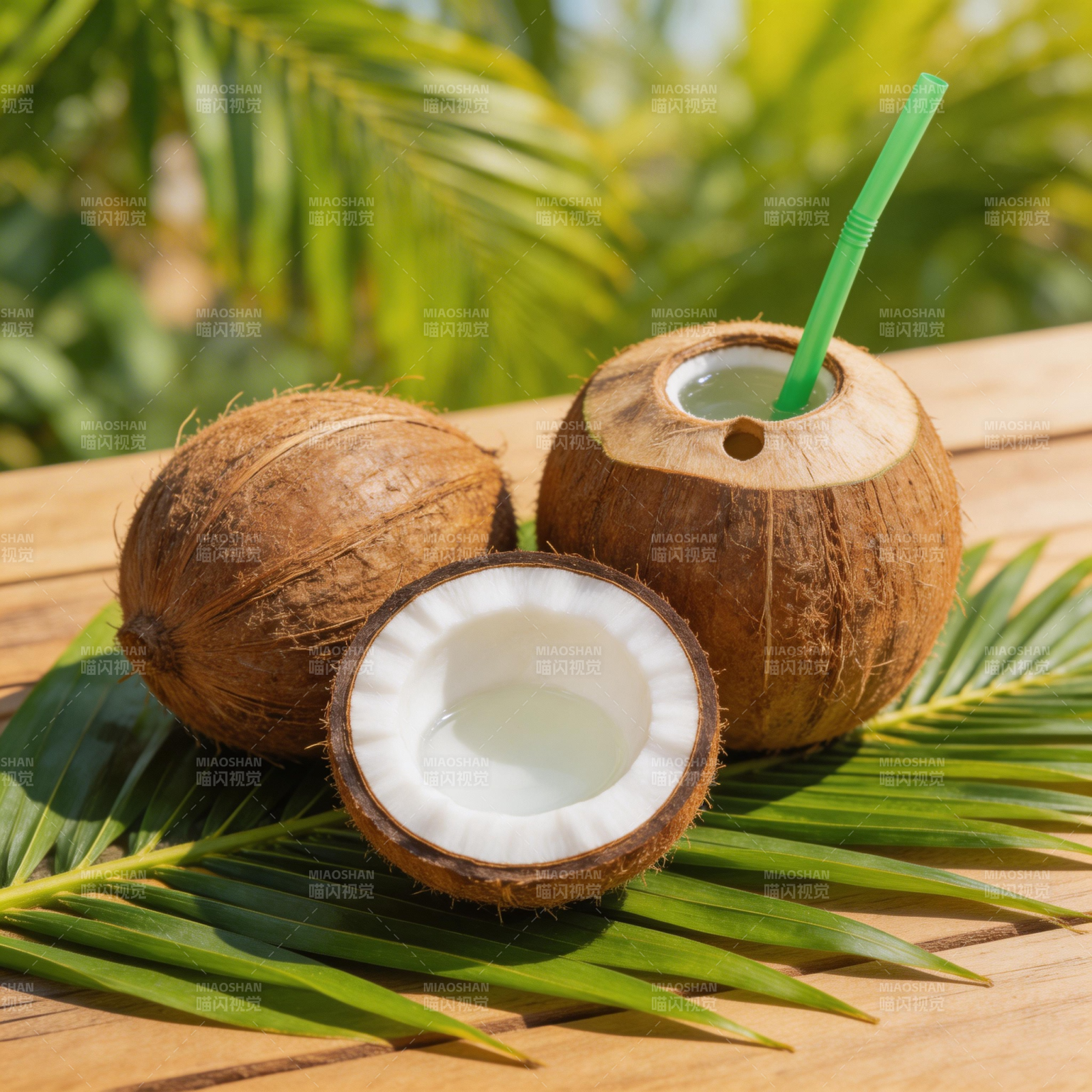 椰子饮品清凉一夏图片
