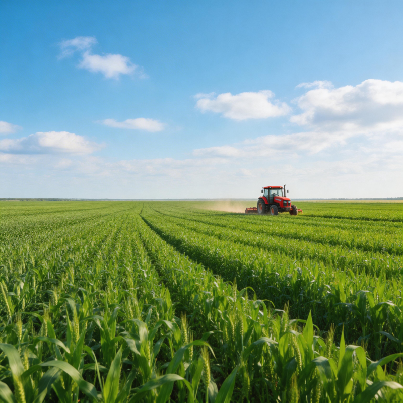 田园风光 拖拉机耕作图片