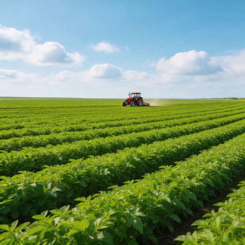 绿野耕作图图片