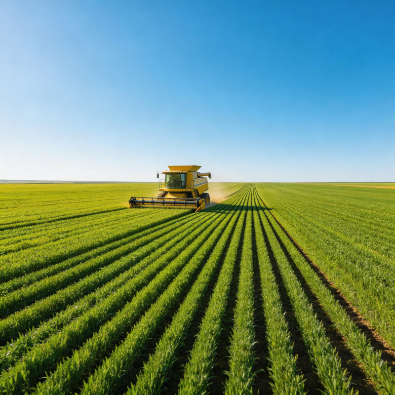 金秋收割季图片