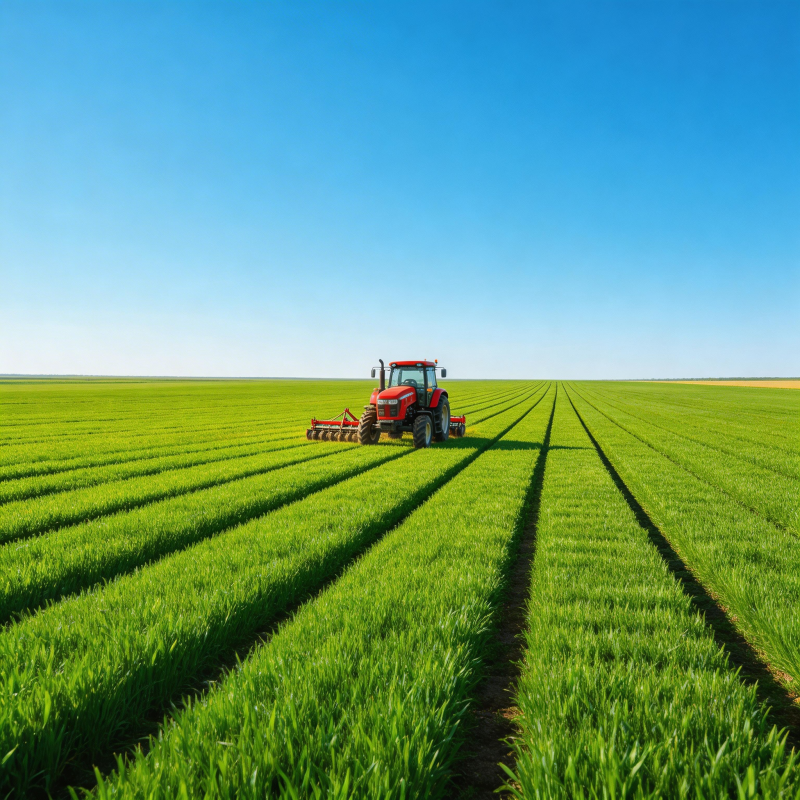 绿野耕作图图片