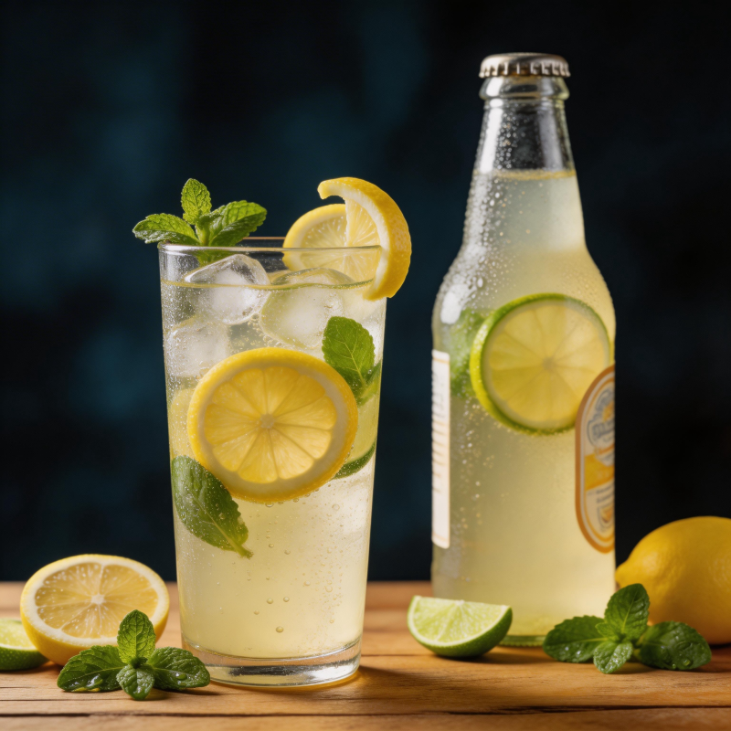 柠檬薄荷汽水图片