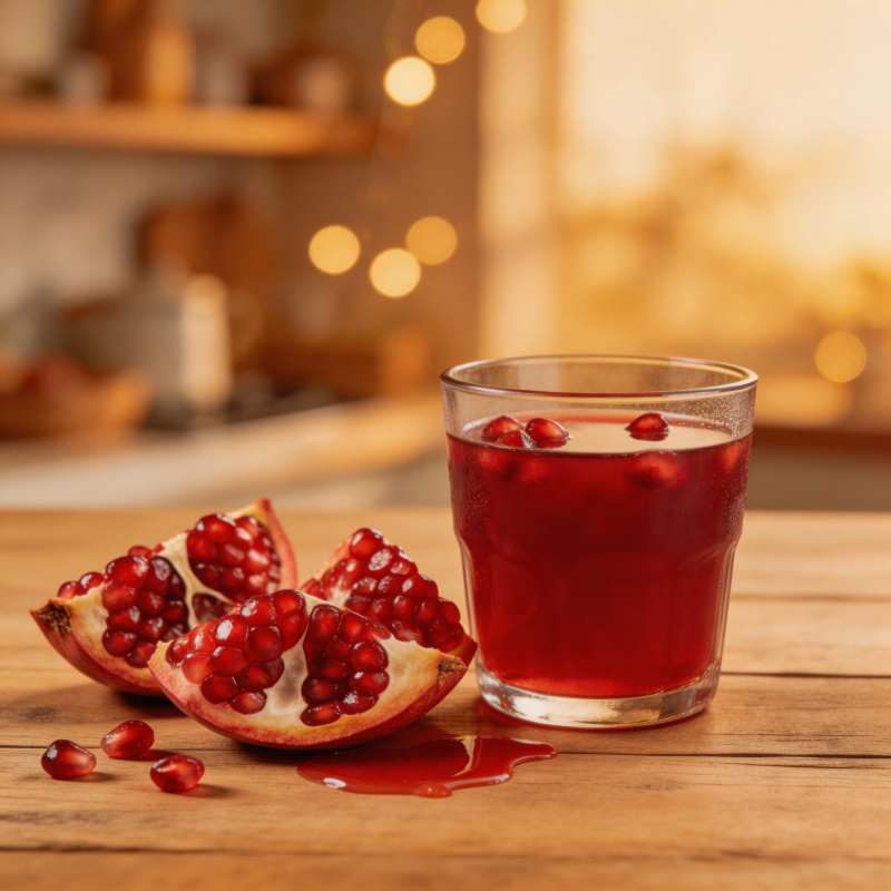 石榴汁饮品图片