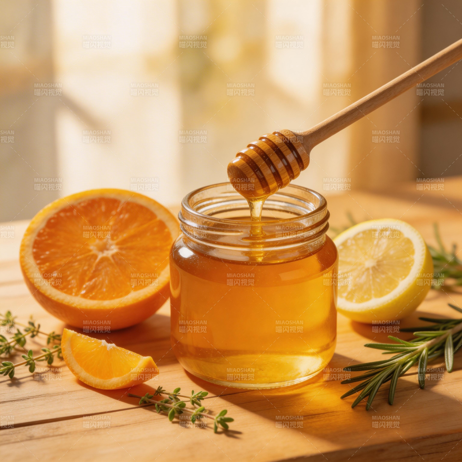 蜂蜜橙柠香草图片