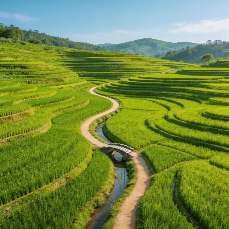 梯田风光图片
