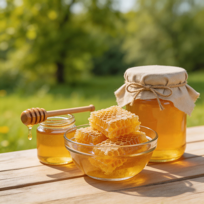 蜂蜜自然好滋味图片