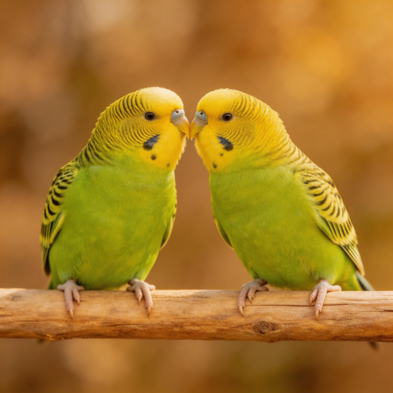 鹦鹉情侣亲吻瞬间图片