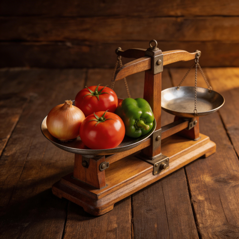 果蔬称重图图片