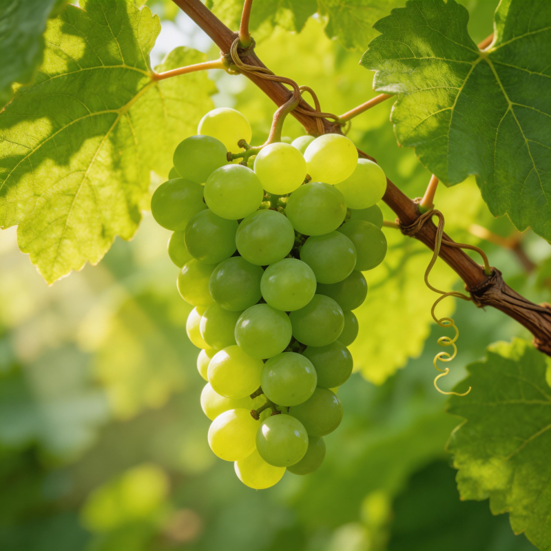 青翠葡萄挂枝头图片