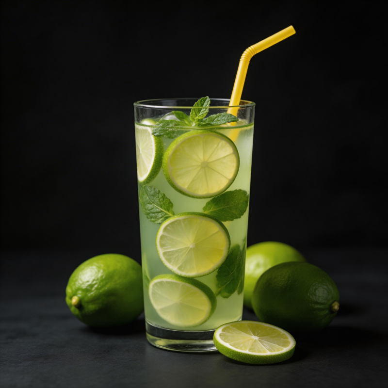 青柠薄荷饮图片