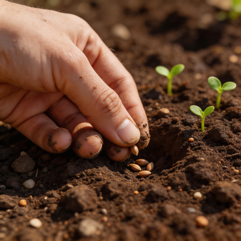 播下希望的种子图片