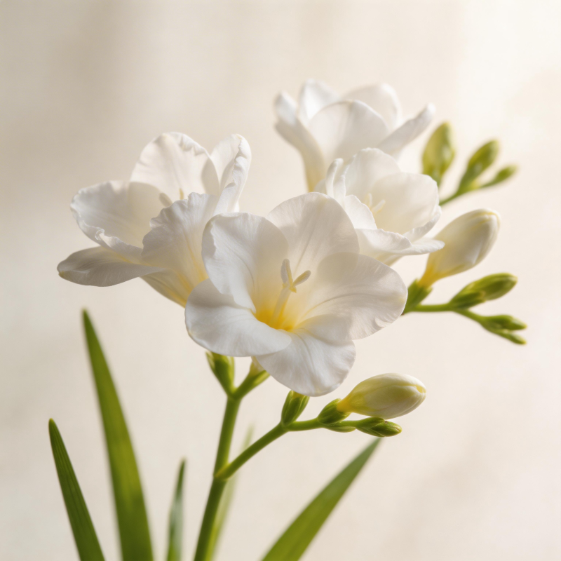 洁白铃兰绽放图片