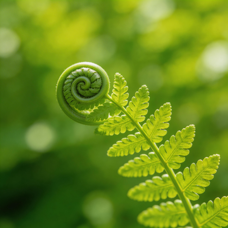 蕨叶初展 生机盎然图片