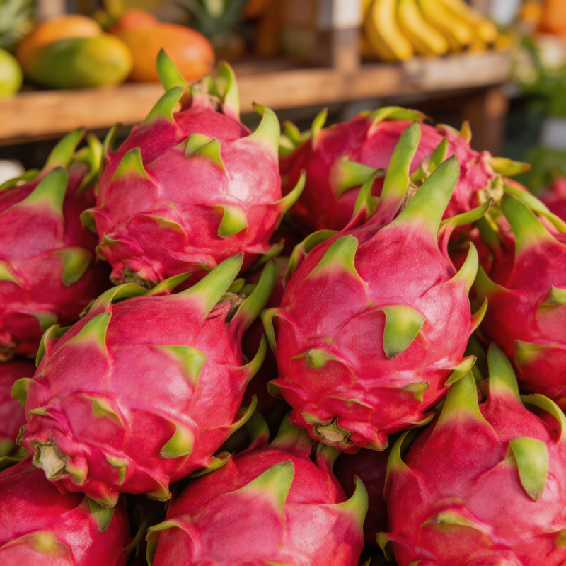 火龙果鲜红诱人图片