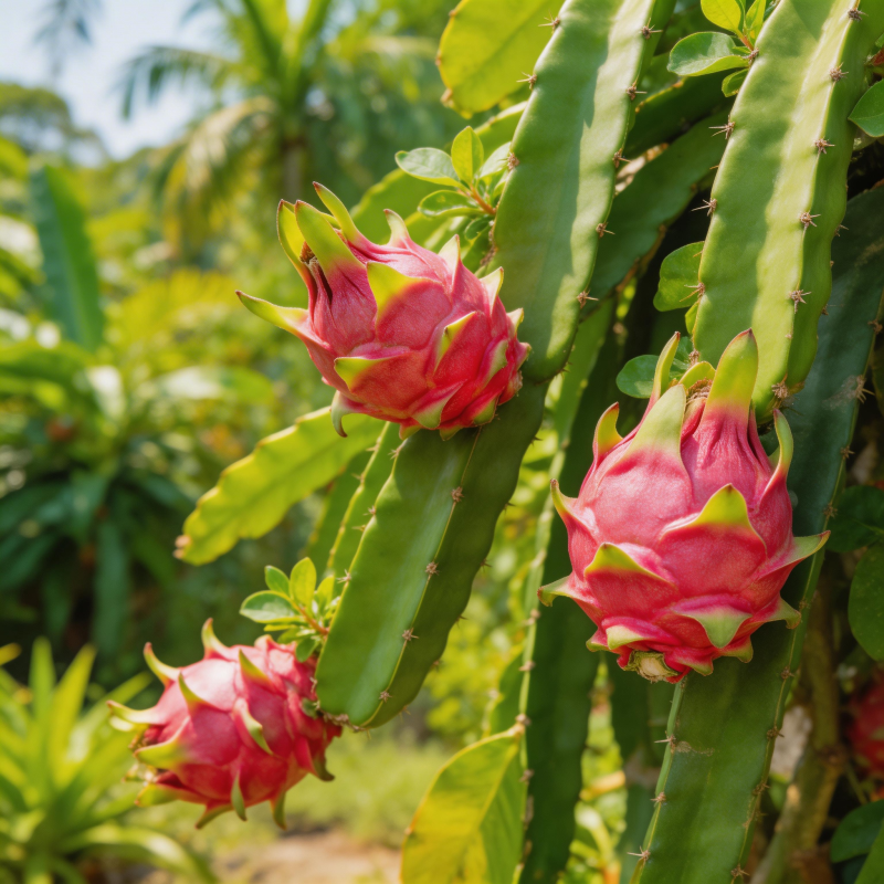 火龙果绽放枝头图片