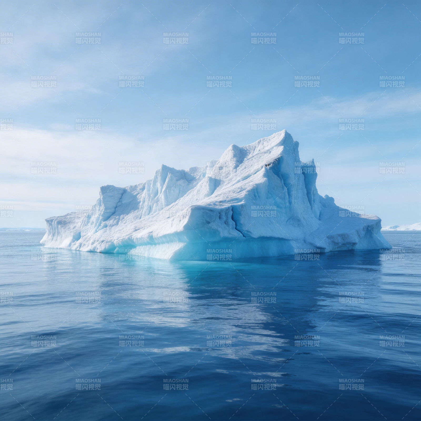 冰山浮海图片