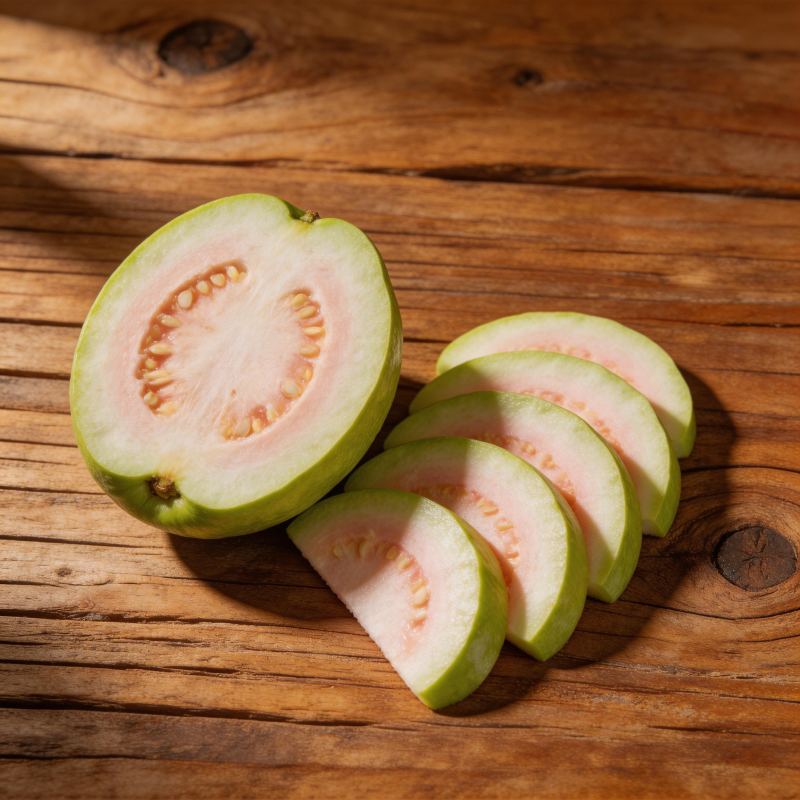 新鲜切片番石榴图片