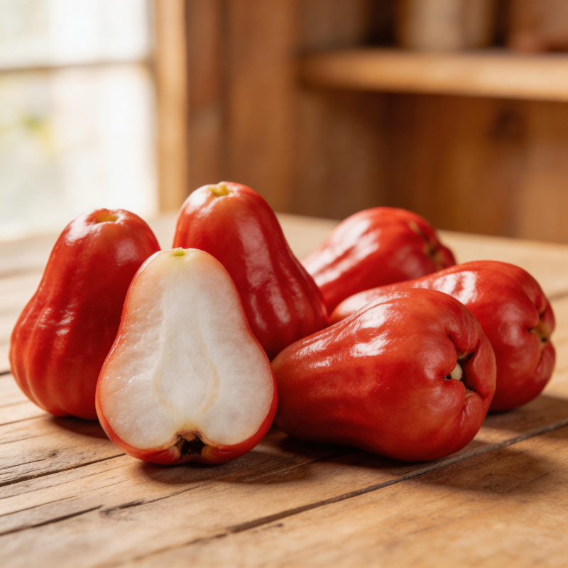 鲜红莲雾果图片