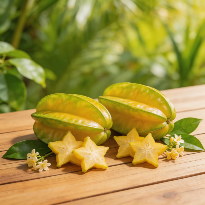 杨桃切片 星形果香图片