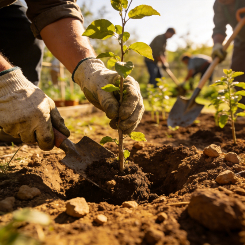 植树造林 绿意盎然图片