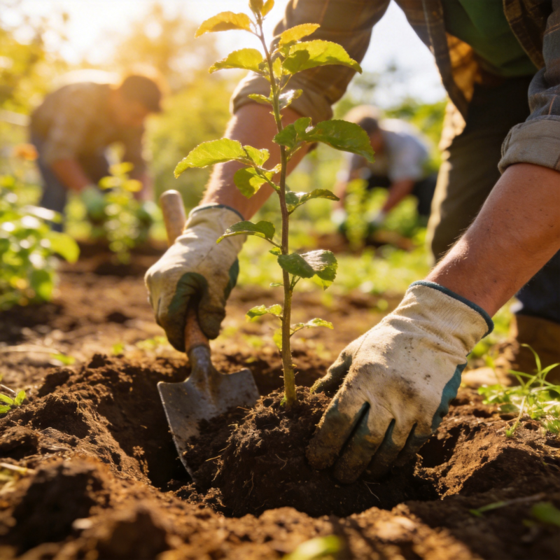 植树造林 守护绿色图片