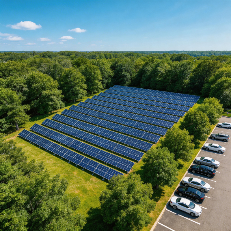 太阳能电站航拍图片