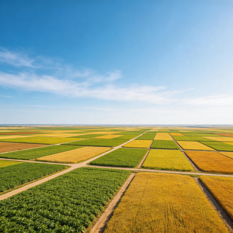 田野纵横 色彩斑斓图片