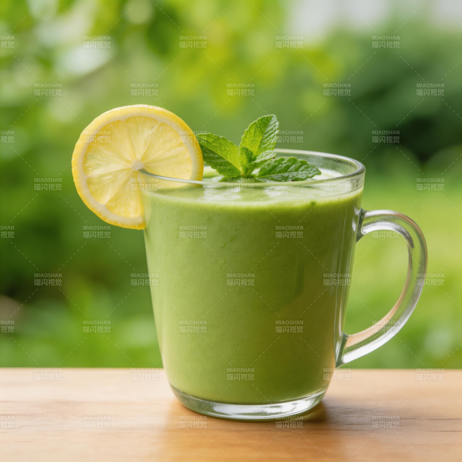 清新抹茶饮图片