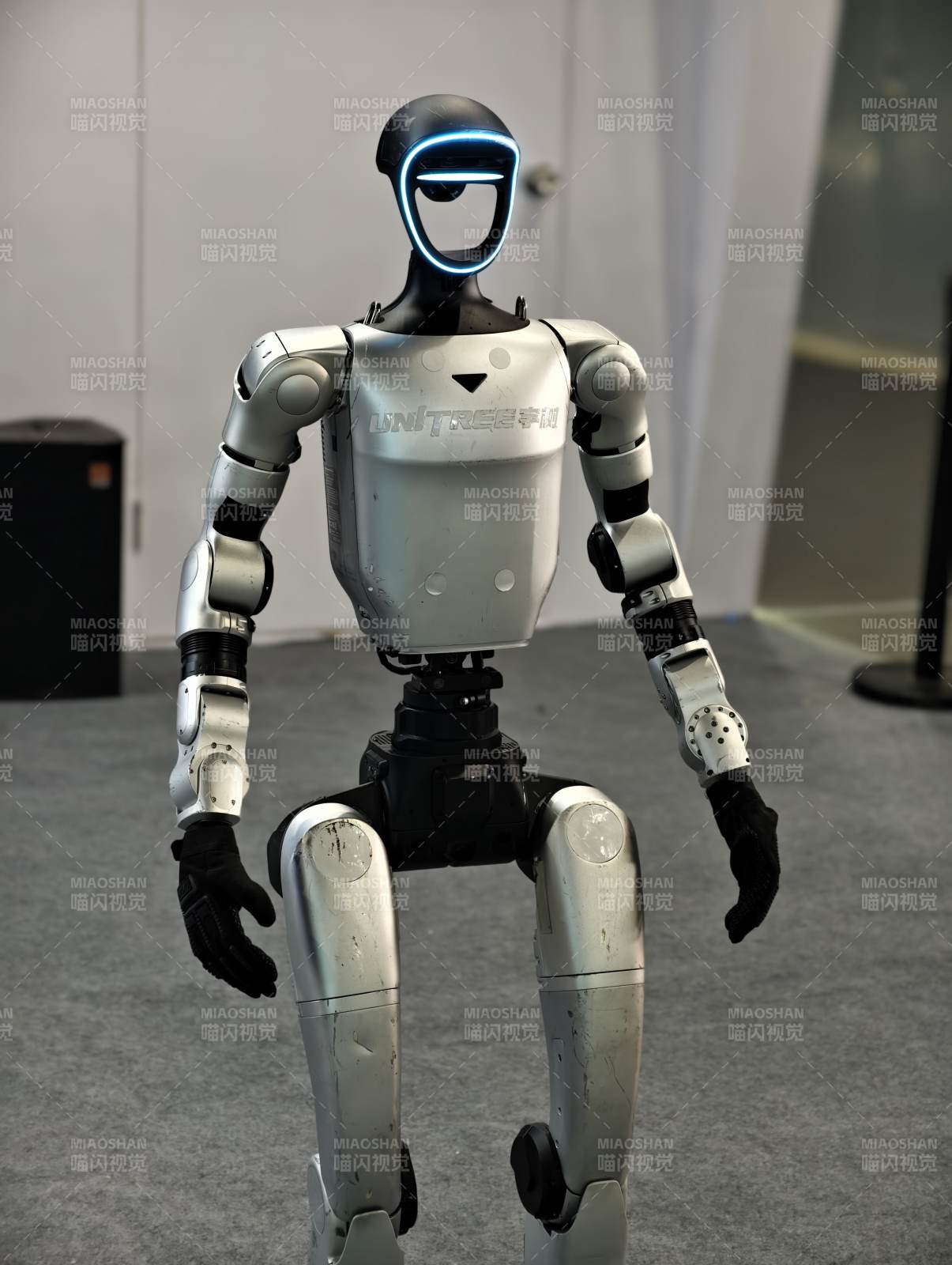 人形机器人站立展示图片