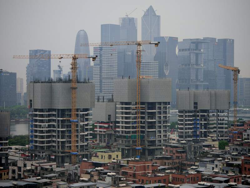 城市建筑工地景象图片