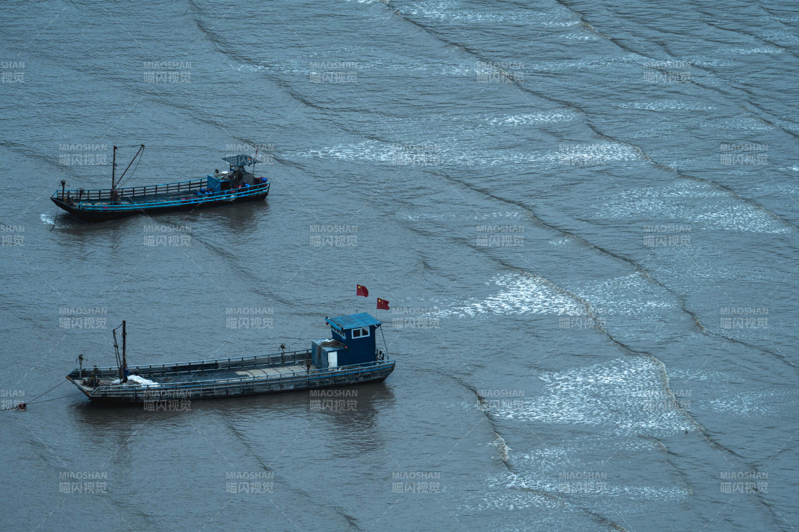 江上两舟行图片