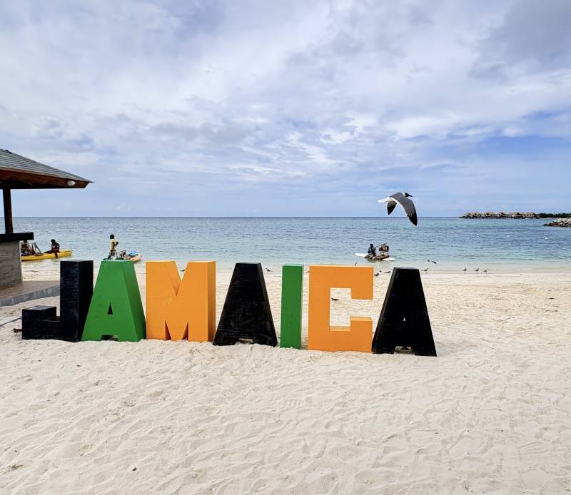 牙买加海滩风光图片