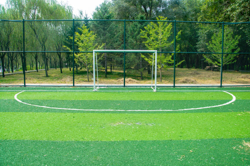 绿茵球场静谧景图片