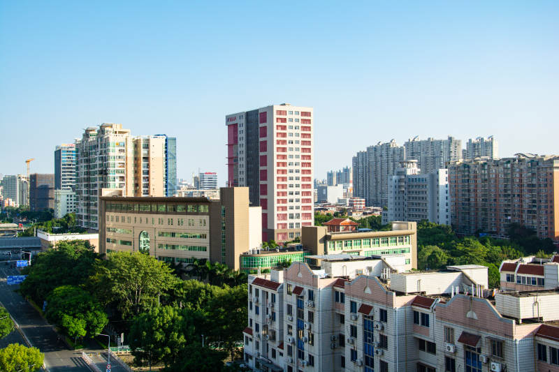 城市高楼林立图片