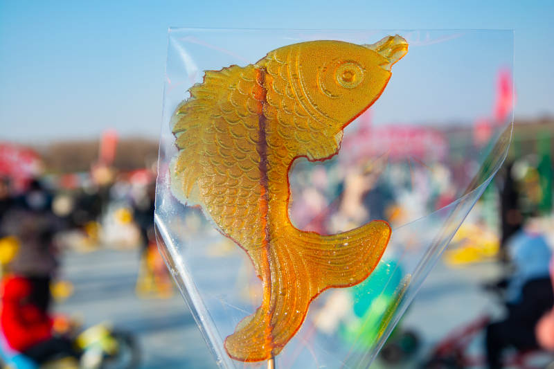 金鱼糖葫芦图片