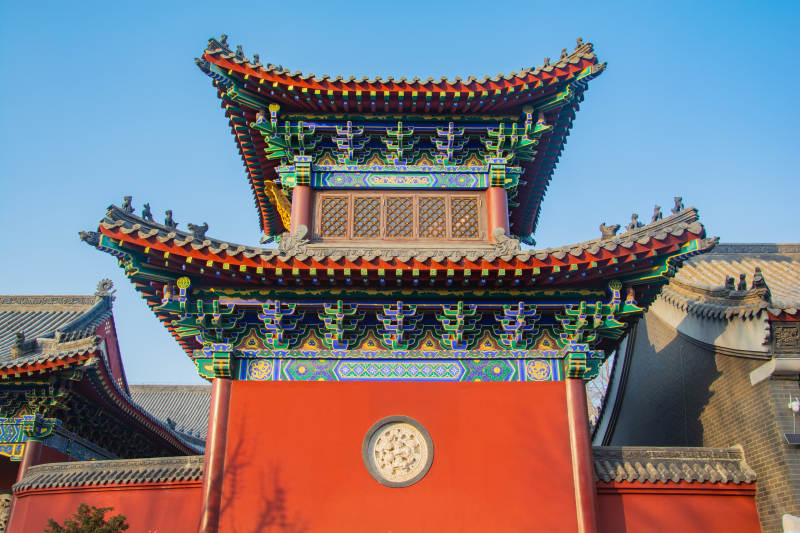 古建筑飞檐斗拱图片