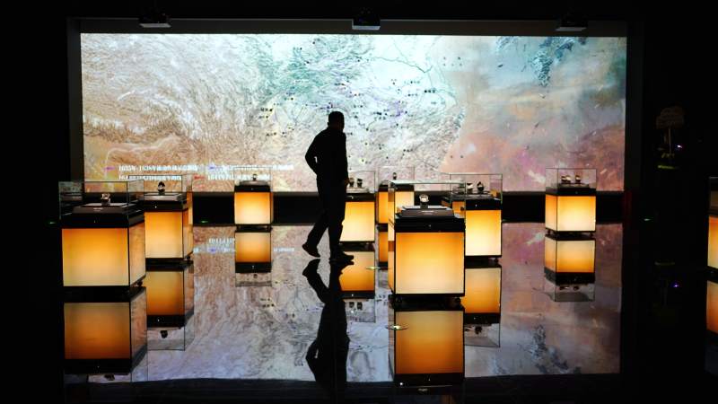 光影中的沉思者图片