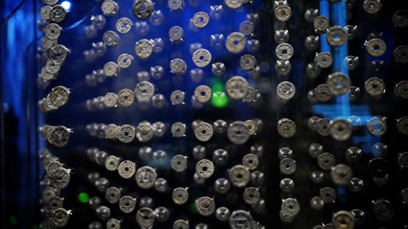 晶莹剔透的珠帘图片