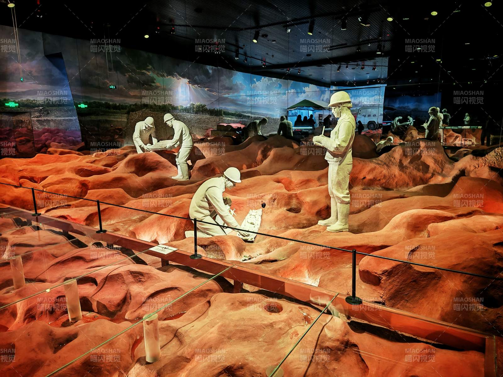 考古现场还原图片